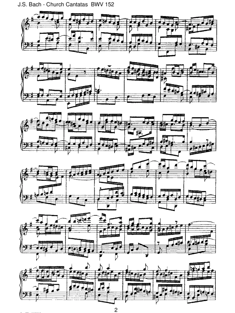 BWV152TrittaufdieGlaubensbahn_一万首著名钢琴曲谱哈农贝多芬合集视频教学电子版高清无水印可打印_1古典钢琴知名音乐家谱_巴赫钢琴谱全集_J.S巴赫作品全集_JohannSebastianBach(1685-1750)巴赫