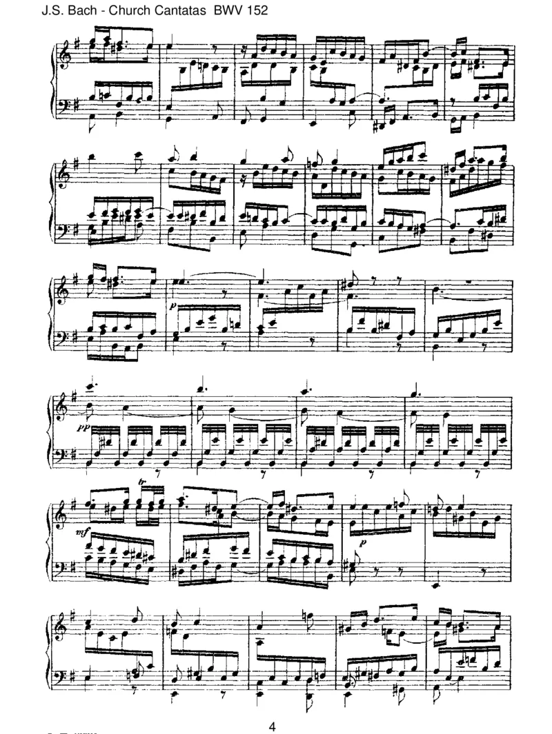 BWV152TrittaufdieGlaubensbahn_一万首著名钢琴曲谱哈农贝多芬合集视频教学电子版高清无水印可打印_1古典钢琴知名音乐家谱_巴赫钢琴谱全集_J.S巴赫作品全集_JohannSebastianBach(1685-1750)巴赫