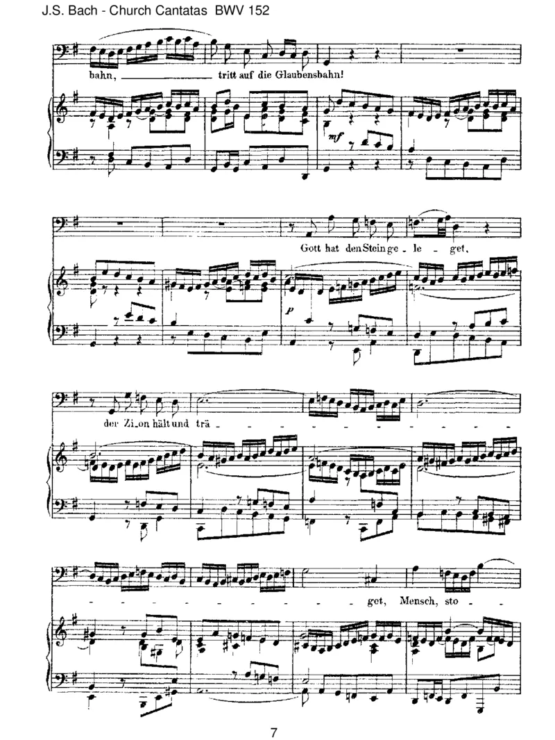 BWV152TrittaufdieGlaubensbahn_一万首著名钢琴曲谱哈农贝多芬合集视频教学电子版高清无水印可打印_1古典钢琴知名音乐家谱_巴赫钢琴谱全集_J.S巴赫作品全集_JohannSebastianBach(1685-1750)巴赫