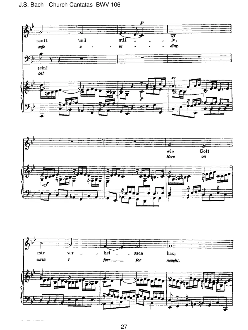 BWV106GottesZeitistdieallerbesteZeit_一万首著名钢琴曲谱哈农贝多芬合集视频教学电子版高清无水印可打印_1古典钢琴知名音乐家谱_巴赫钢琴谱全集_J.S巴赫作品全集