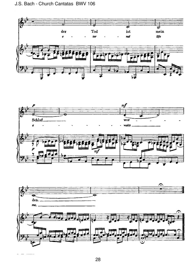 BWV106GottesZeitistdieallerbesteZeit_一万首著名钢琴曲谱哈农贝多芬合集视频教学电子版高清无水印可打印_1古典钢琴知名音乐家谱_巴赫钢琴谱全集_J.S巴赫作品全集