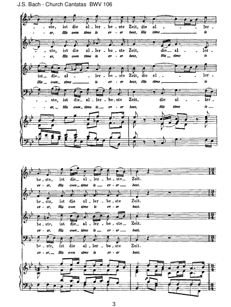 BWV106GottesZeitistdieallerbesteZeit_一万首著名钢琴曲谱哈农贝多芬合集视频教学电子版高清无水印可打印_1古典钢琴知名音乐家谱_巴赫钢琴谱全集_J.S巴赫作品全集