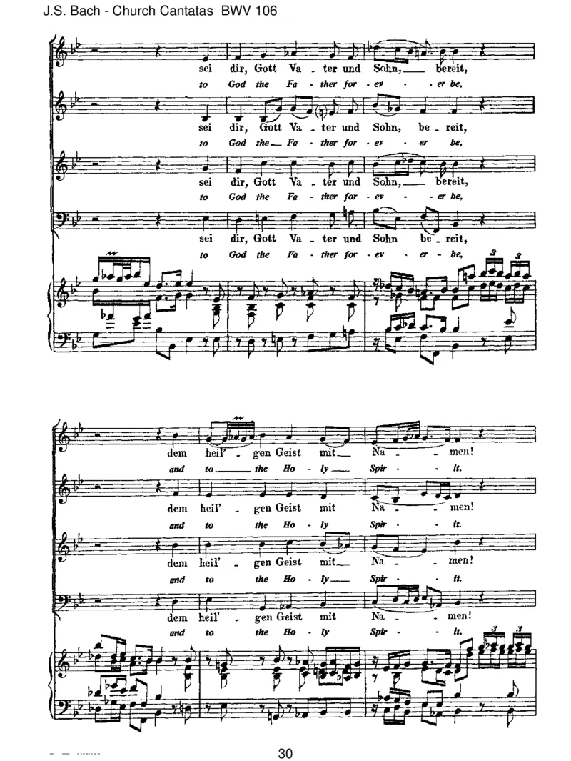 BWV106GottesZeitistdieallerbesteZeit_一万首著名钢琴曲谱哈农贝多芬合集视频教学电子版高清无水印可打印_1古典钢琴知名音乐家谱_巴赫钢琴谱全集_J.S巴赫作品全集