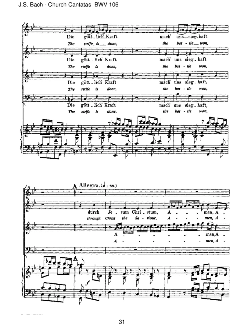 BWV106GottesZeitistdieallerbesteZeit_一万首著名钢琴曲谱哈农贝多芬合集视频教学电子版高清无水印可打印_1古典钢琴知名音乐家谱_巴赫钢琴谱全集_J.S巴赫作品全集