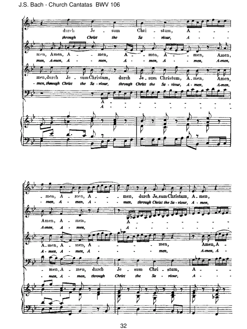 BWV106GottesZeitistdieallerbesteZeit_一万首著名钢琴曲谱哈农贝多芬合集视频教学电子版高清无水印可打印_1古典钢琴知名音乐家谱_巴赫钢琴谱全集_J.S巴赫作品全集