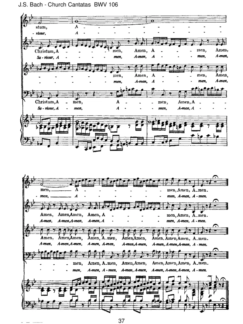 BWV106GottesZeitistdieallerbesteZeit_一万首著名钢琴曲谱哈农贝多芬合集视频教学电子版高清无水印可打印_1古典钢琴知名音乐家谱_巴赫钢琴谱全集_J.S巴赫作品全集