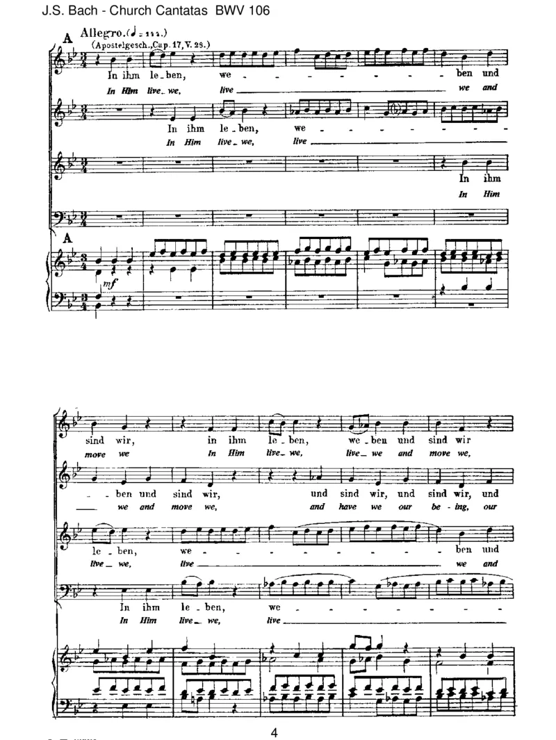 BWV106GottesZeitistdieallerbesteZeit_一万首著名钢琴曲谱哈农贝多芬合集视频教学电子版高清无水印可打印_1古典钢琴知名音乐家谱_巴赫钢琴谱全集_J.S巴赫作品全集