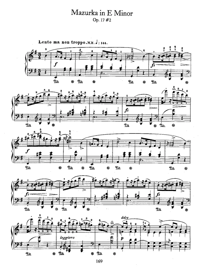 4Mazurkas,Op17_一万首著名钢琴曲谱哈农贝多芬合集视频教学电子版高清无水印可打印_1古典钢琴知名音乐家谱_肖邦钢琴谱全集_马祖卡