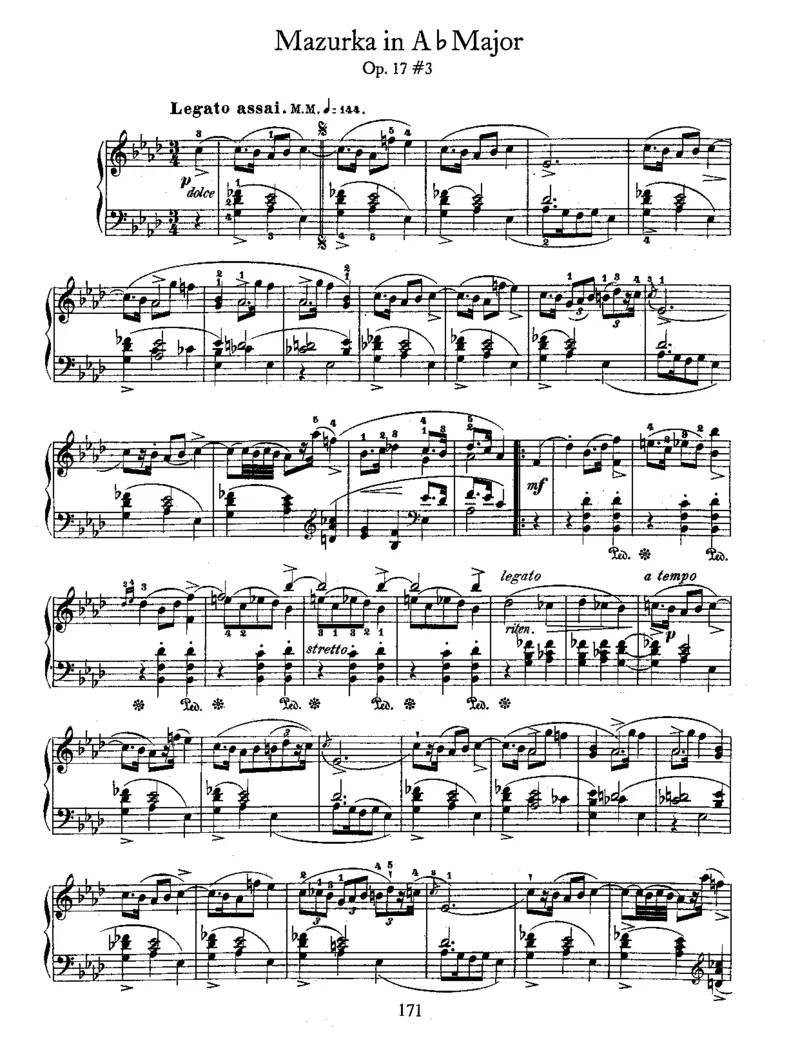 4Mazurkas,Op17_一万首著名钢琴曲谱哈农贝多芬合集视频教学电子版高清无水印可打印_1古典钢琴知名音乐家谱_肖邦钢琴谱全集_马祖卡