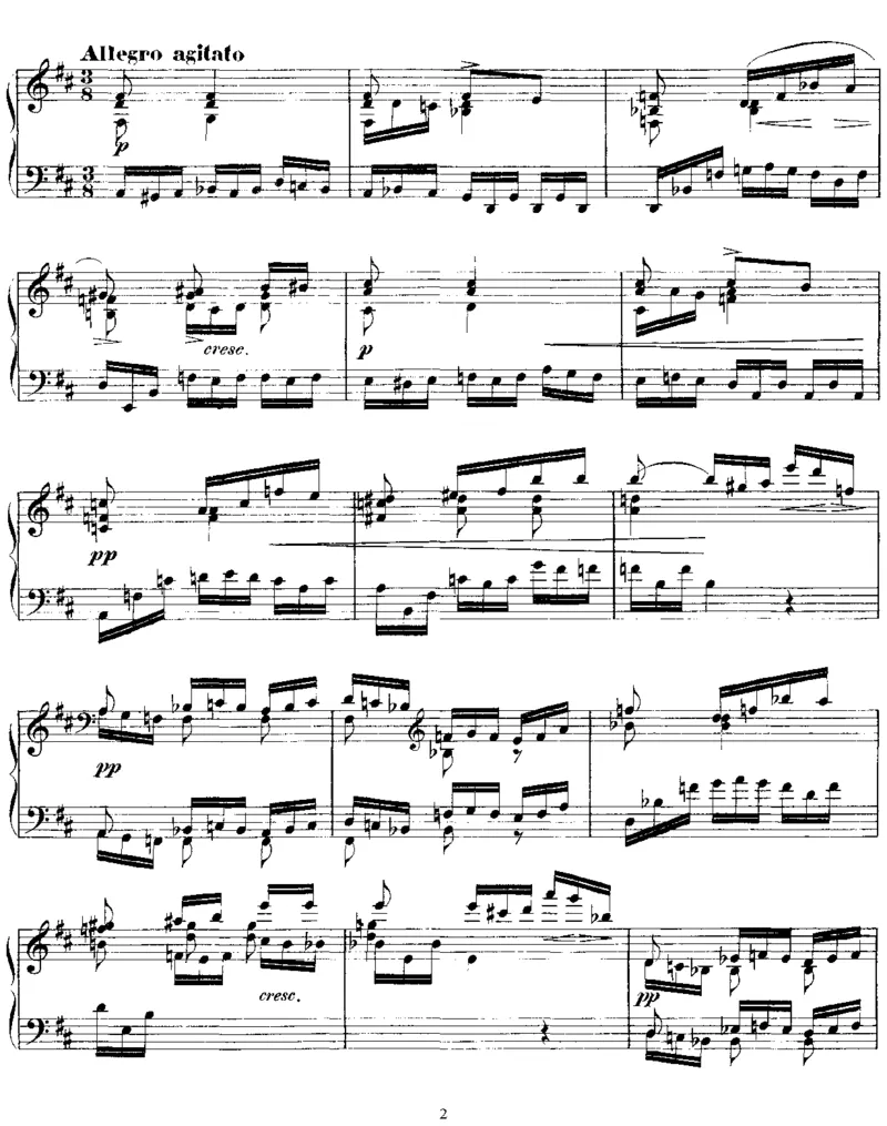 2Nocturnes,Op5_一万首著名钢琴曲谱哈农贝多芬合集视频教学电子版高清无水印可打印_1古典钢琴知名音乐家谱_斯克里亚宾钢琴谱全集_其他