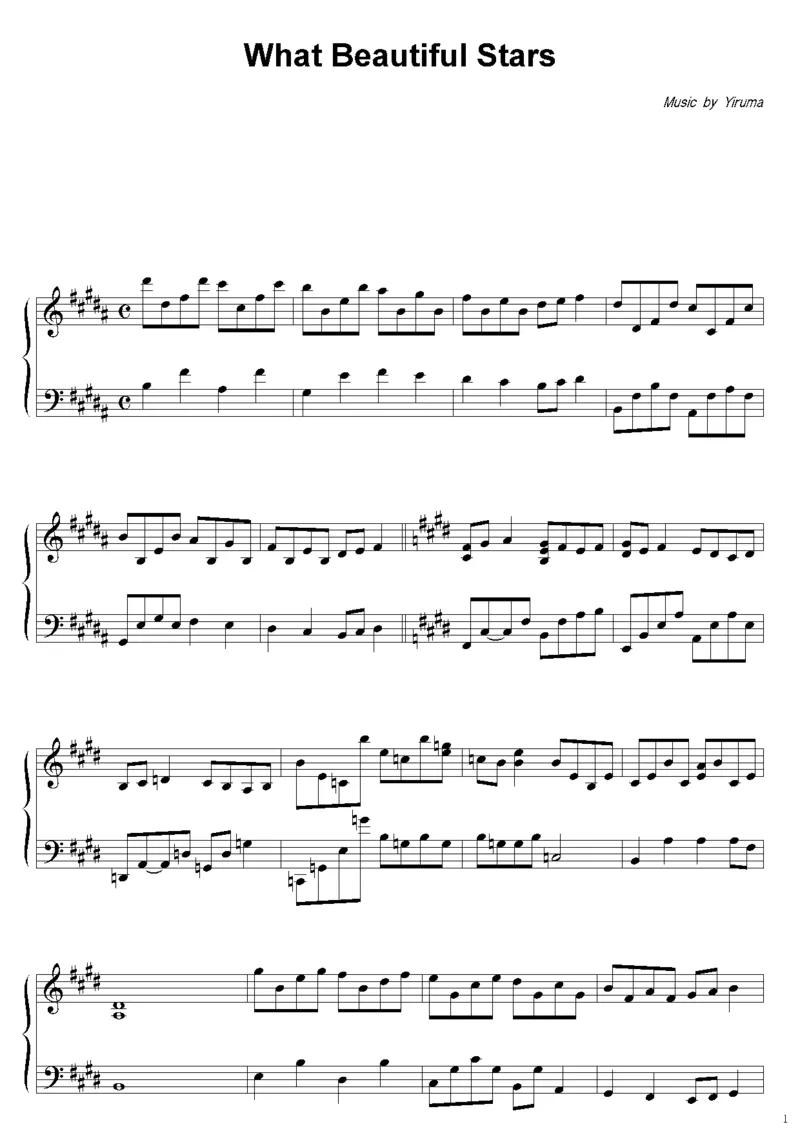 30、李闰珉Yiruma（134页，共35首）_一万首著名钢琴曲谱哈农贝多芬合集视频教学电子版高清无水印可打印_3流行音乐谱_流行钢琴谱合集形式_高清PDF无水印