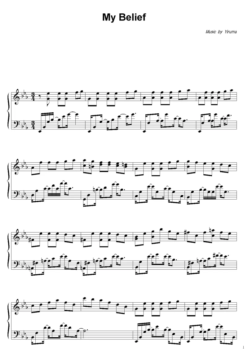 30、李闰珉Yiruma（134页，共35首）_一万首著名钢琴曲谱哈农贝多芬合集视频教学电子版高清无水印可打印_3流行音乐谱_流行钢琴谱合集形式_高清PDF无水印