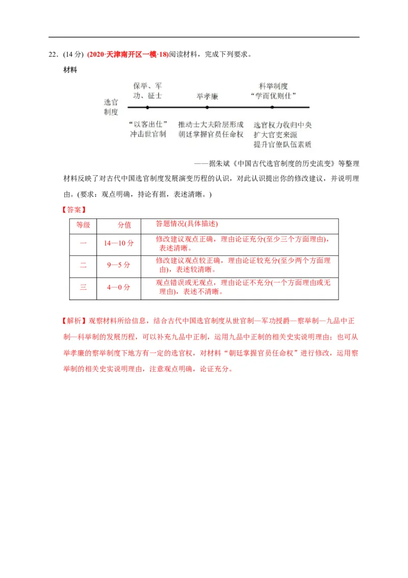 第二单元三国两晋南北朝的民族交融与隋唐统一多民族封建国家的发展（能力提升）（解析版）_E015高中全科试卷_历史试题_必修上_1.单元测试_单元测试卷