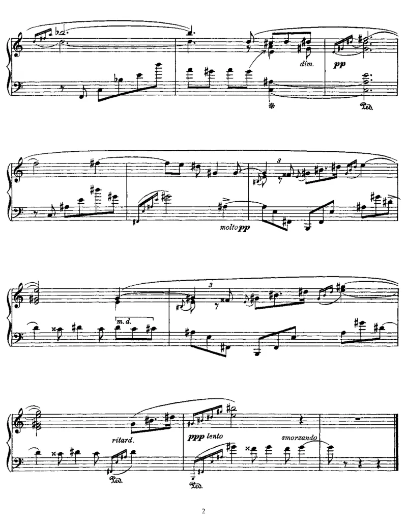 AlbumLeaf,Op58_一万首著名钢琴曲谱哈农贝多芬合集视频教学电子版高清无水印可打印_1古典钢琴知名音乐家谱_斯克里亚宾钢琴谱全集_其他