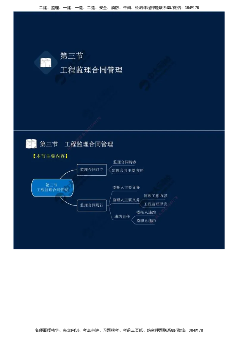 27.第五章-第三节-工程监理合同管理（一）.mp4_监理工程师_2025监理工程师_2025年监理工程师SVIP_2025年监理概论法规SVIP_02-基础精讲✿高端面授✿深度强化_讲义