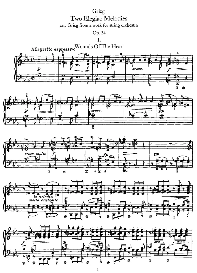 2ElegiacMelodies,Op34_一万首著名钢琴曲谱哈农贝多芬合集视频教学电子版高清无水印可打印_1古典钢琴知名音乐家谱_格里格钢琴谱全集_其他