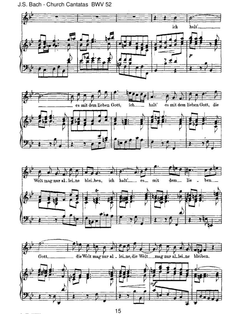 BWV52FalscheWelt,dirtrauichnicht_一万首著名钢琴曲谱哈农贝多芬合集视频教学电子版高清无水印可打印_1古典钢琴知名音乐家谱_巴赫钢琴谱全集_J.S巴赫作品全集