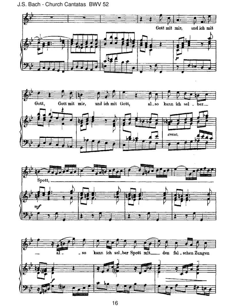 BWV52FalscheWelt,dirtrauichnicht_一万首著名钢琴曲谱哈农贝多芬合集视频教学电子版高清无水印可打印_1古典钢琴知名音乐家谱_巴赫钢琴谱全集_J.S巴赫作品全集