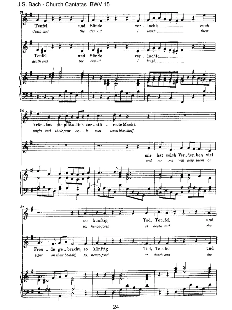 BWV15DennduwirstmeineSeele(Spurious,byJ.L.Bach)_一万首著名钢琴曲谱哈农贝多芬合集视频教学电子版高清无水印可打印_1古典钢琴知名音乐家谱_巴赫钢琴谱全集_J.S巴赫作品全集