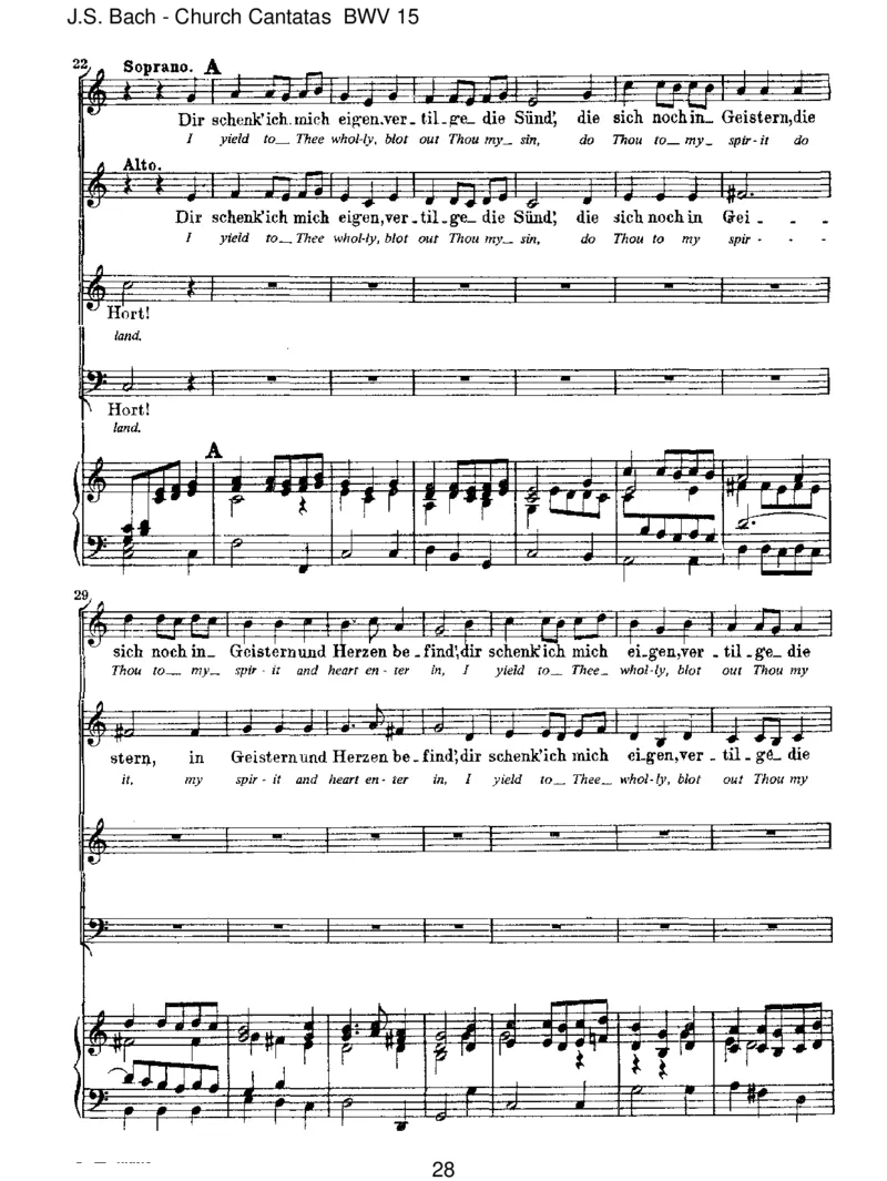 BWV15DennduwirstmeineSeele(Spurious,byJ.L.Bach)_一万首著名钢琴曲谱哈农贝多芬合集视频教学电子版高清无水印可打印_1古典钢琴知名音乐家谱_巴赫钢琴谱全集_J.S巴赫作品全集