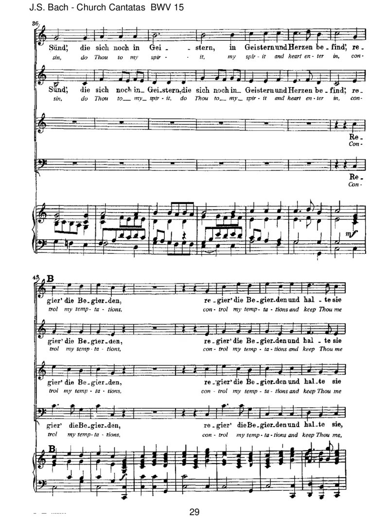 BWV15DennduwirstmeineSeele(Spurious,byJ.L.Bach)_一万首著名钢琴曲谱哈农贝多芬合集视频教学电子版高清无水印可打印_1古典钢琴知名音乐家谱_巴赫钢琴谱全集_J.S巴赫作品全集