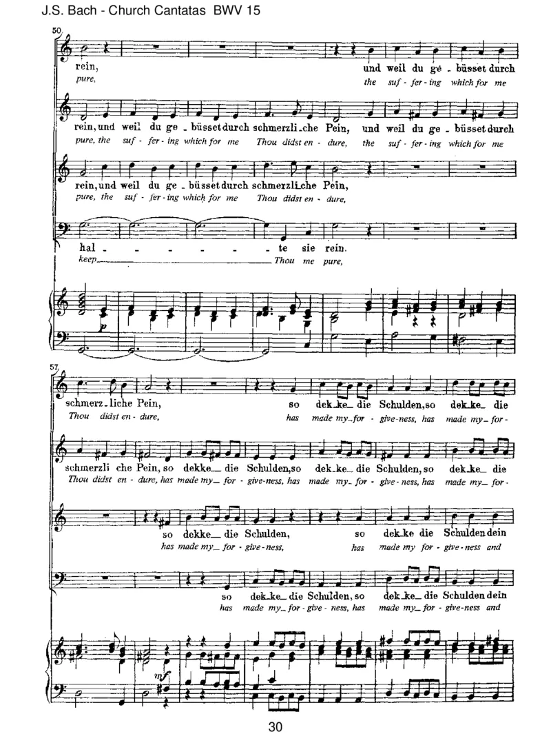 BWV15DennduwirstmeineSeele(Spurious,byJ.L.Bach)_一万首著名钢琴曲谱哈农贝多芬合集视频教学电子版高清无水印可打印_1古典钢琴知名音乐家谱_巴赫钢琴谱全集_J.S巴赫作品全集