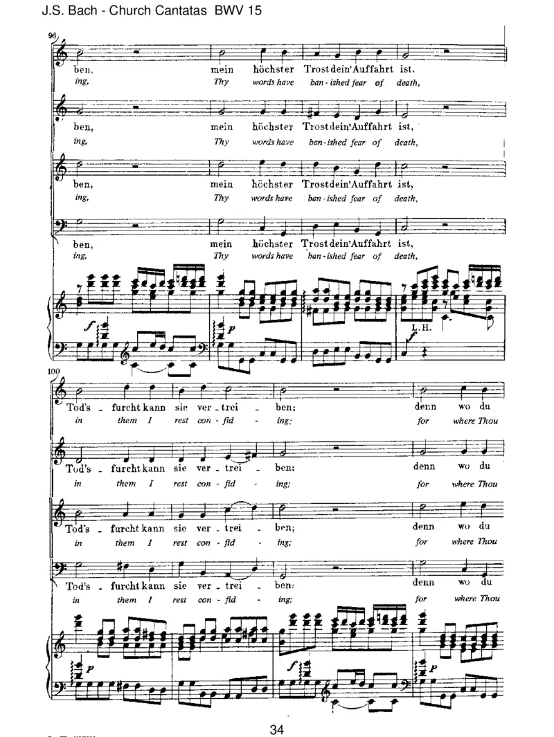 BWV15DennduwirstmeineSeele(Spurious,byJ.L.Bach)_一万首著名钢琴曲谱哈农贝多芬合集视频教学电子版高清无水印可打印_1古典钢琴知名音乐家谱_巴赫钢琴谱全集_J.S巴赫作品全集