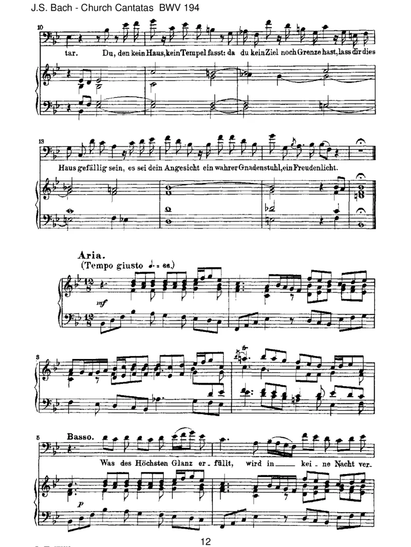 BWV194H_chsterw&uuml;nschtesFreudenfest_一万首著名钢琴曲谱哈农贝多芬合集视频教学电子版高清无水印可打印_1古典钢琴知名音乐家谱_巴赫钢琴谱全集_J.S巴赫作品全集