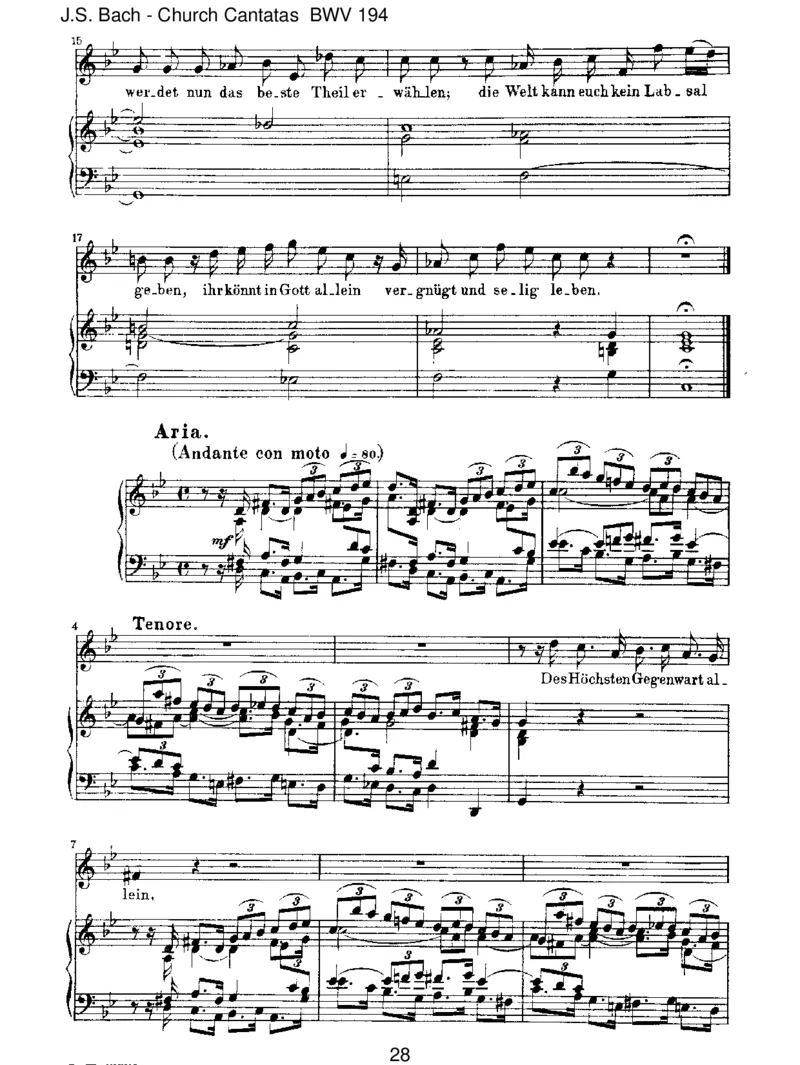 BWV194H_chsterw&uuml;nschtesFreudenfest_一万首著名钢琴曲谱哈农贝多芬合集视频教学电子版高清无水印可打印_1古典钢琴知名音乐家谱_巴赫钢琴谱全集_J.S巴赫作品全集