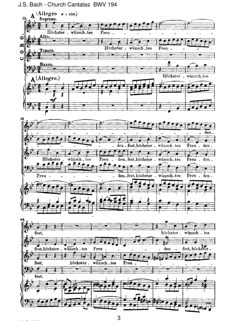 BWV194H_chsterw&uuml;nschtesFreudenfest_一万首著名钢琴曲谱哈农贝多芬合集视频教学电子版高清无水印可打印_1古典钢琴知名音乐家谱_巴赫钢琴谱全集_J.S巴赫作品全集