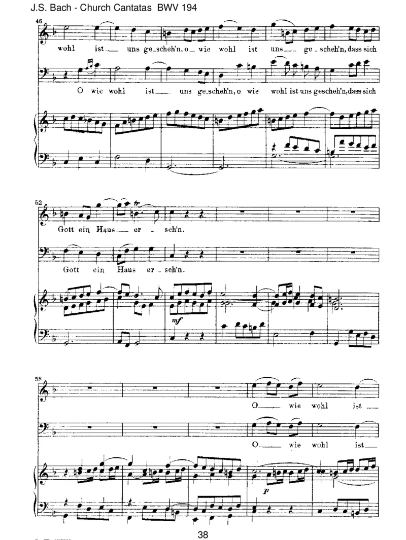 BWV194H_chsterw&uuml;nschtesFreudenfest_一万首著名钢琴曲谱哈农贝多芬合集视频教学电子版高清无水印可打印_1古典钢琴知名音乐家谱_巴赫钢琴谱全集_J.S巴赫作品全集