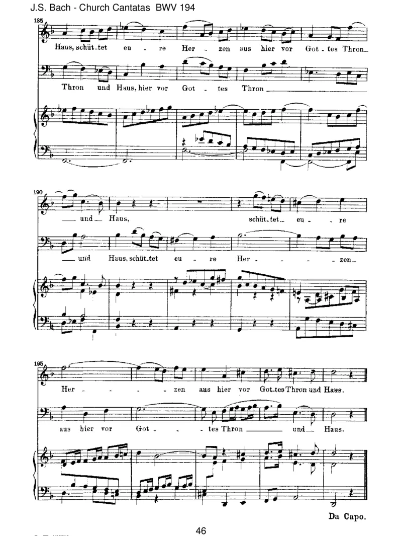 BWV194H_chsterw&uuml;nschtesFreudenfest_一万首著名钢琴曲谱哈农贝多芬合集视频教学电子版高清无水印可打印_1古典钢琴知名音乐家谱_巴赫钢琴谱全集_J.S巴赫作品全集