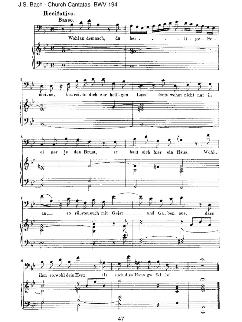 BWV194H_chsterw&uuml;nschtesFreudenfest_一万首著名钢琴曲谱哈农贝多芬合集视频教学电子版高清无水印可打印_1古典钢琴知名音乐家谱_巴赫钢琴谱全集_J.S巴赫作品全集