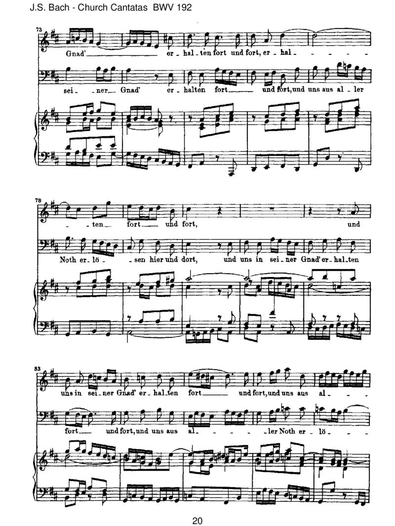 BWV192NundanketalleGott(incomplete)_一万首著名钢琴曲谱哈农贝多芬合集视频教学电子版高清无水印可打印_1古典钢琴知名音乐家谱_巴赫钢琴谱全集_J.S巴赫作品全集
