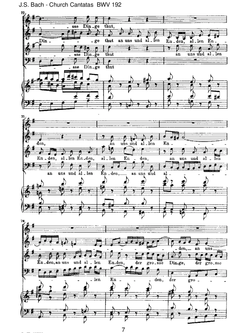 BWV192NundanketalleGott(incomplete)_一万首著名钢琴曲谱哈农贝多芬合集视频教学电子版高清无水印可打印_1古典钢琴知名音乐家谱_巴赫钢琴谱全集_J.S巴赫作品全集