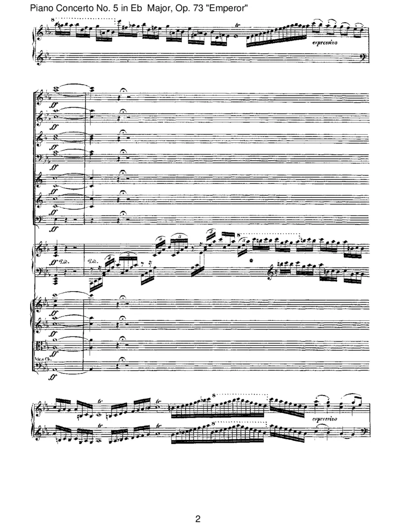 Beethoven-PianoConcertoNo5inEbMajor,Op73'Emperor'-I-Allegro_一万首著名钢琴曲谱哈农贝多芬合集视频教学电子版高清无水印可打印_1古典钢琴知名音乐家谱_贝多芬钢琴谱全集