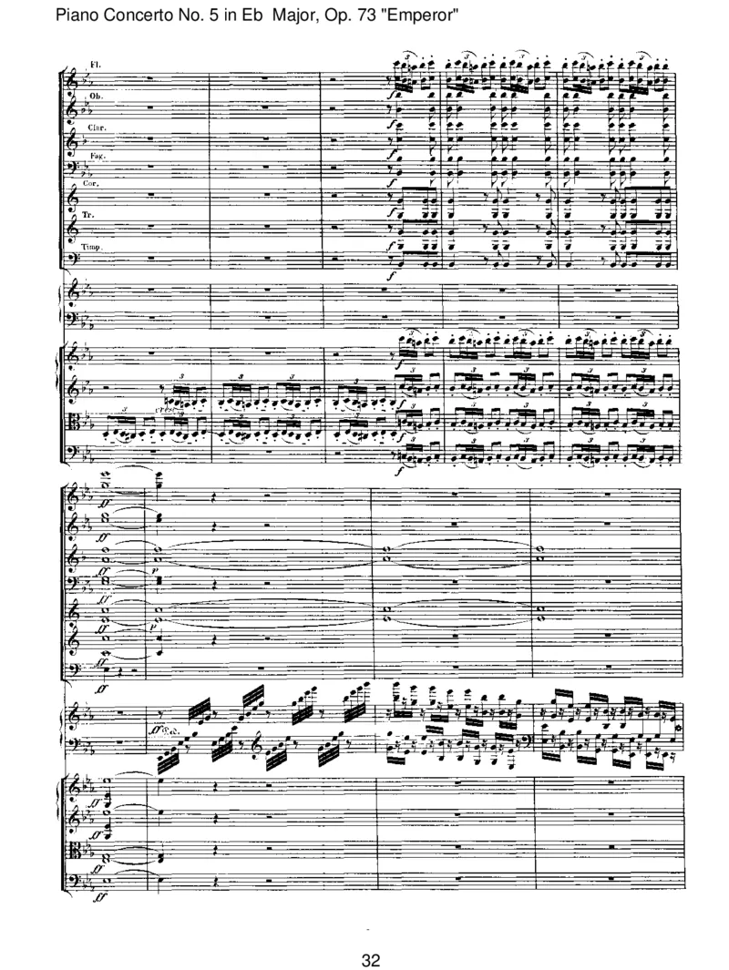 Beethoven-PianoConcertoNo5inEbMajor,Op73'Emperor'-I-Allegro_一万首著名钢琴曲谱哈农贝多芬合集视频教学电子版高清无水印可打印_1古典钢琴知名音乐家谱_贝多芬钢琴谱全集