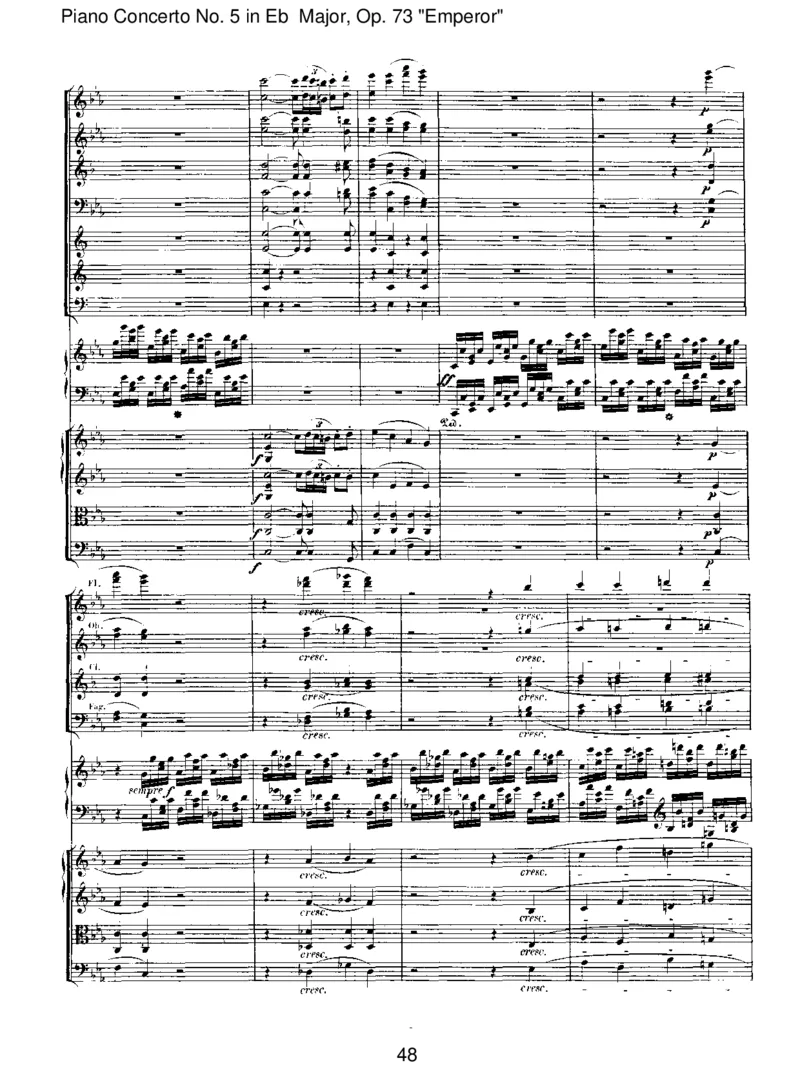 Beethoven-PianoConcertoNo5inEbMajor,Op73'Emperor'-I-Allegro_一万首著名钢琴曲谱哈农贝多芬合集视频教学电子版高清无水印可打印_1古典钢琴知名音乐家谱_贝多芬钢琴谱全集