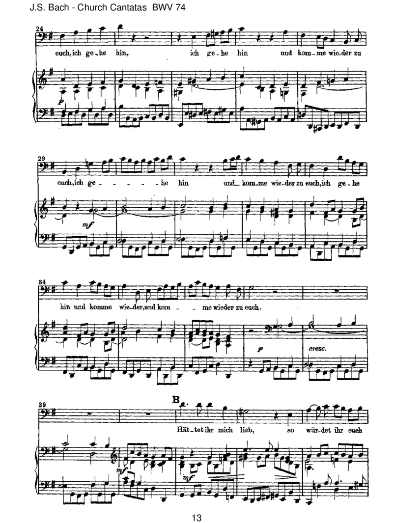 BWV74Wermichliebet,derwirdmeinWorthalten_一万首著名钢琴曲谱哈农贝多芬合集视频教学电子版高清无水印可打印_1古典钢琴知名音乐家谱_巴赫钢琴谱全集_J.S巴赫作品全集
