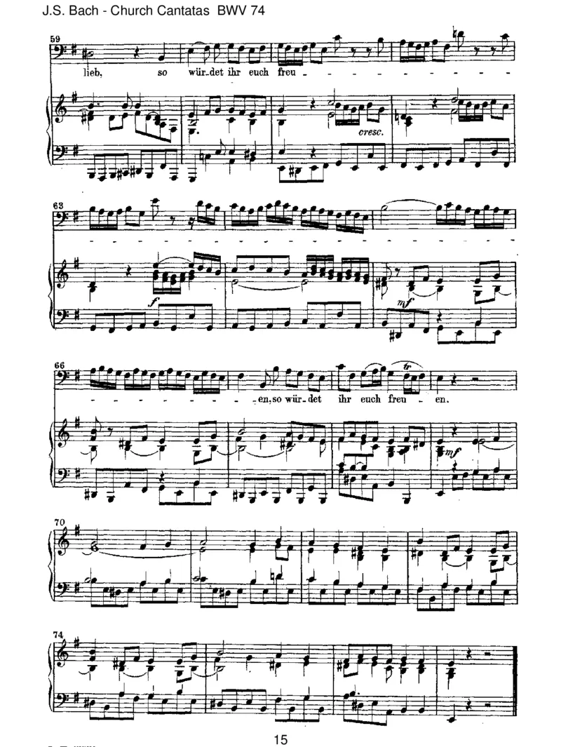 BWV74Wermichliebet,derwirdmeinWorthalten_一万首著名钢琴曲谱哈农贝多芬合集视频教学电子版高清无水印可打印_1古典钢琴知名音乐家谱_巴赫钢琴谱全集_J.S巴赫作品全集