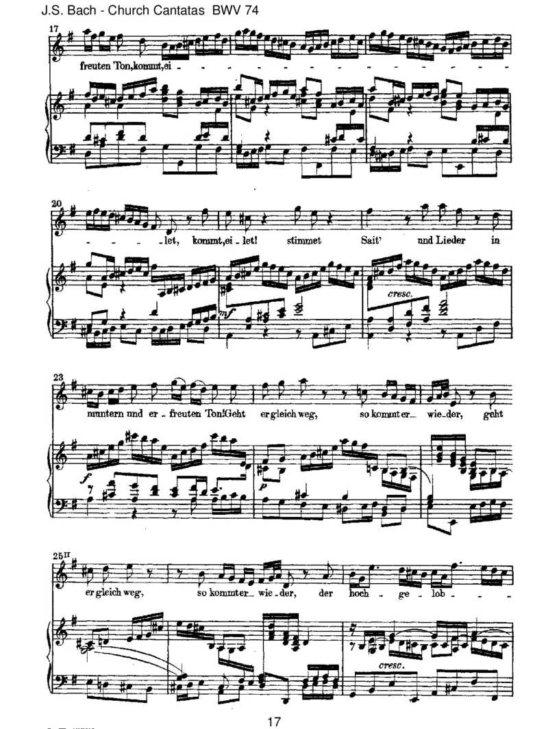 BWV74Wermichliebet,derwirdmeinWorthalten_一万首著名钢琴曲谱哈农贝多芬合集视频教学电子版高清无水印可打印_1古典钢琴知名音乐家谱_巴赫钢琴谱全集_J.S巴赫作品全集