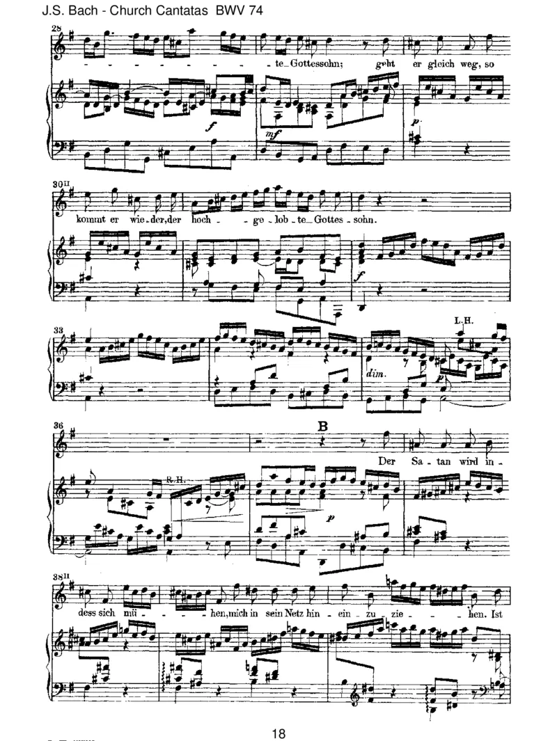 BWV74Wermichliebet,derwirdmeinWorthalten_一万首著名钢琴曲谱哈农贝多芬合集视频教学电子版高清无水印可打印_1古典钢琴知名音乐家谱_巴赫钢琴谱全集_J.S巴赫作品全集