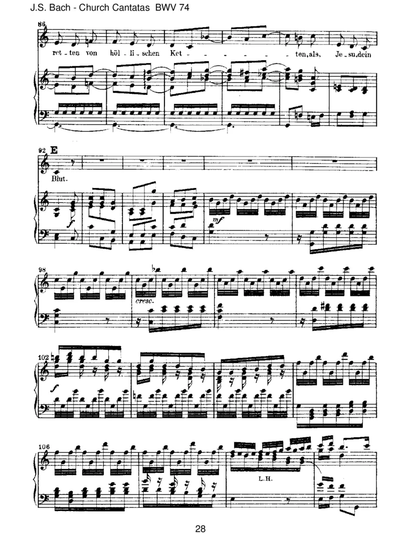 BWV74Wermichliebet,derwirdmeinWorthalten_一万首著名钢琴曲谱哈农贝多芬合集视频教学电子版高清无水印可打印_1古典钢琴知名音乐家谱_巴赫钢琴谱全集_J.S巴赫作品全集