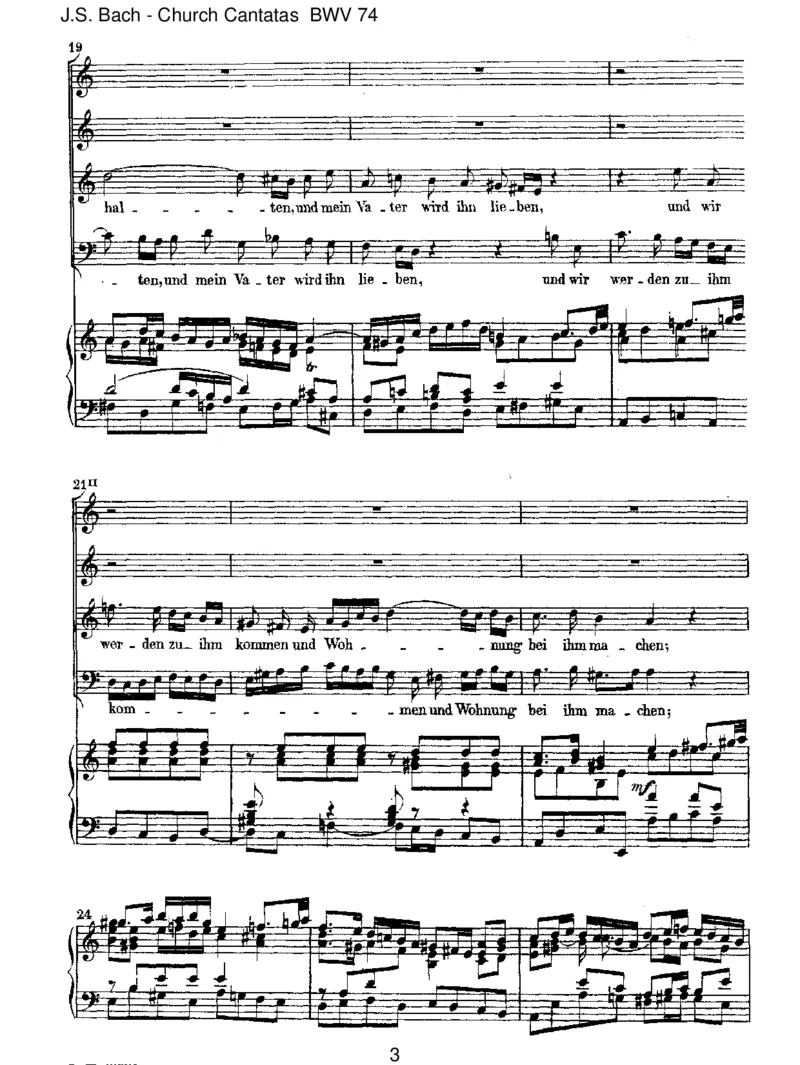 BWV74Wermichliebet,derwirdmeinWorthalten_一万首著名钢琴曲谱哈农贝多芬合集视频教学电子版高清无水印可打印_1古典钢琴知名音乐家谱_巴赫钢琴谱全集_J.S巴赫作品全集