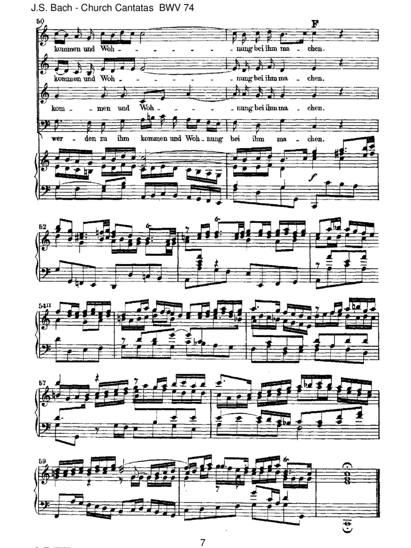 BWV74Wermichliebet,derwirdmeinWorthalten_一万首著名钢琴曲谱哈农贝多芬合集视频教学电子版高清无水印可打印_1古典钢琴知名音乐家谱_巴赫钢琴谱全集_J.S巴赫作品全集