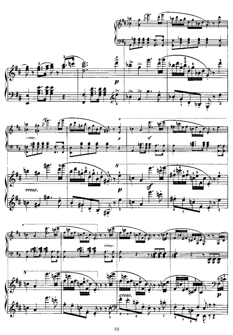 B大调华丽随想曲Op22_一万首著名钢琴曲谱哈农贝多芬合集视频教学电子版高清无水印可打印_02现代钢琴谱合集_马克西姆钢琴谱全集_门德尔松钢琴谱全集