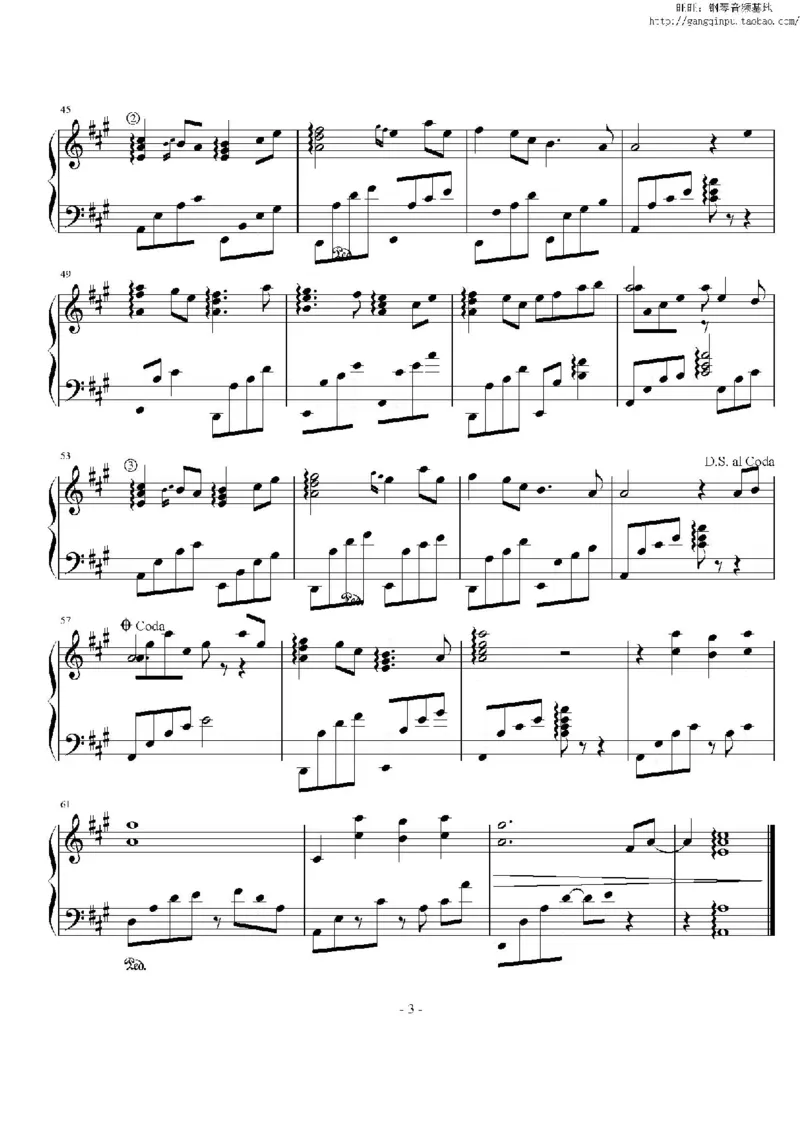 40、班得瑞钢琴谱2（42页，共10首）_一万首著名钢琴曲谱哈农贝多芬合集视频教学电子版高清无水印可打印_3流行音乐谱_流行钢琴谱合集形式_高清PDF无水印