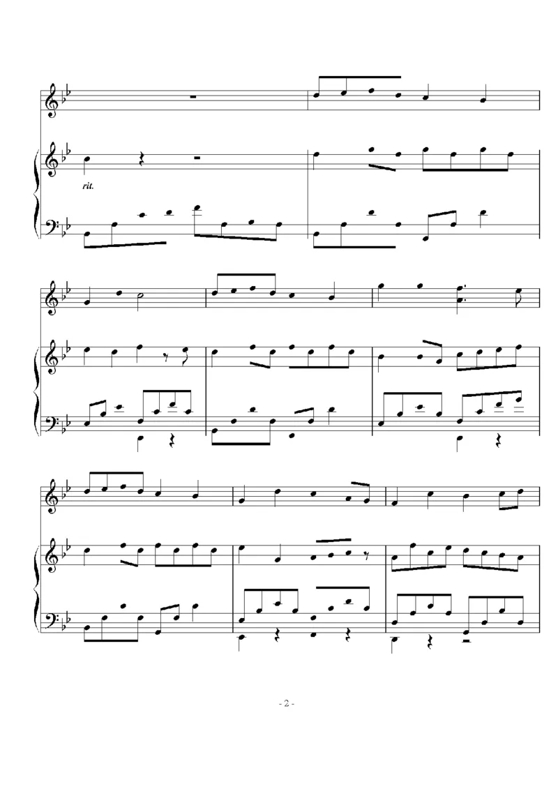 40、班得瑞钢琴谱2（42页，共10首）_一万首著名钢琴曲谱哈农贝多芬合集视频教学电子版高清无水印可打印_3流行音乐谱_流行钢琴谱合集形式_高清PDF无水印