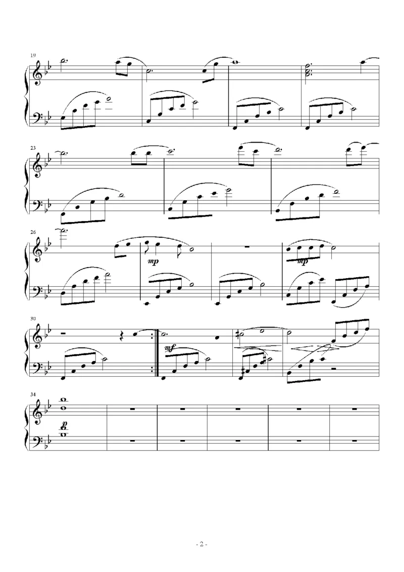 40、班得瑞钢琴谱2（42页，共10首）_一万首著名钢琴曲谱哈农贝多芬合集视频教学电子版高清无水印可打印_3流行音乐谱_流行钢琴谱合集形式_高清PDF无水印