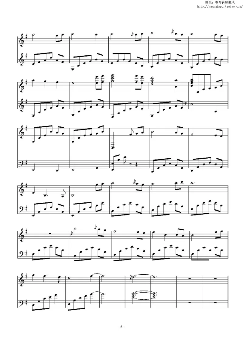 40、班得瑞钢琴谱2（42页，共10首）_一万首著名钢琴曲谱哈农贝多芬合集视频教学电子版高清无水印可打印_3流行音乐谱_流行钢琴谱合集形式_高清PDF无水印